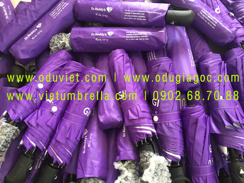 xưởng sản xuất ô dù cầm tay in logo quảng cáo